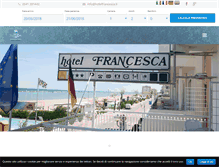 Tablet Screenshot of hotelfrancesca.it